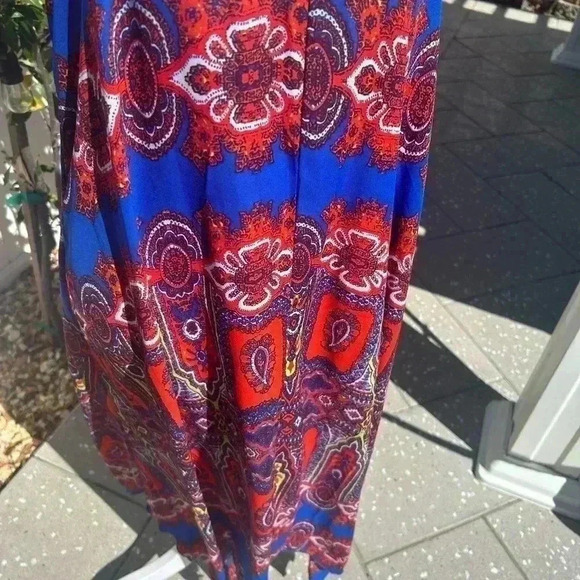 💙❤️”Design Lab by Lord & Taylor” Colorful and Embellished Sundress Size SP - Picture 4 of 12